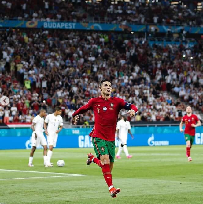 Cristiano Ronaldo em ação
