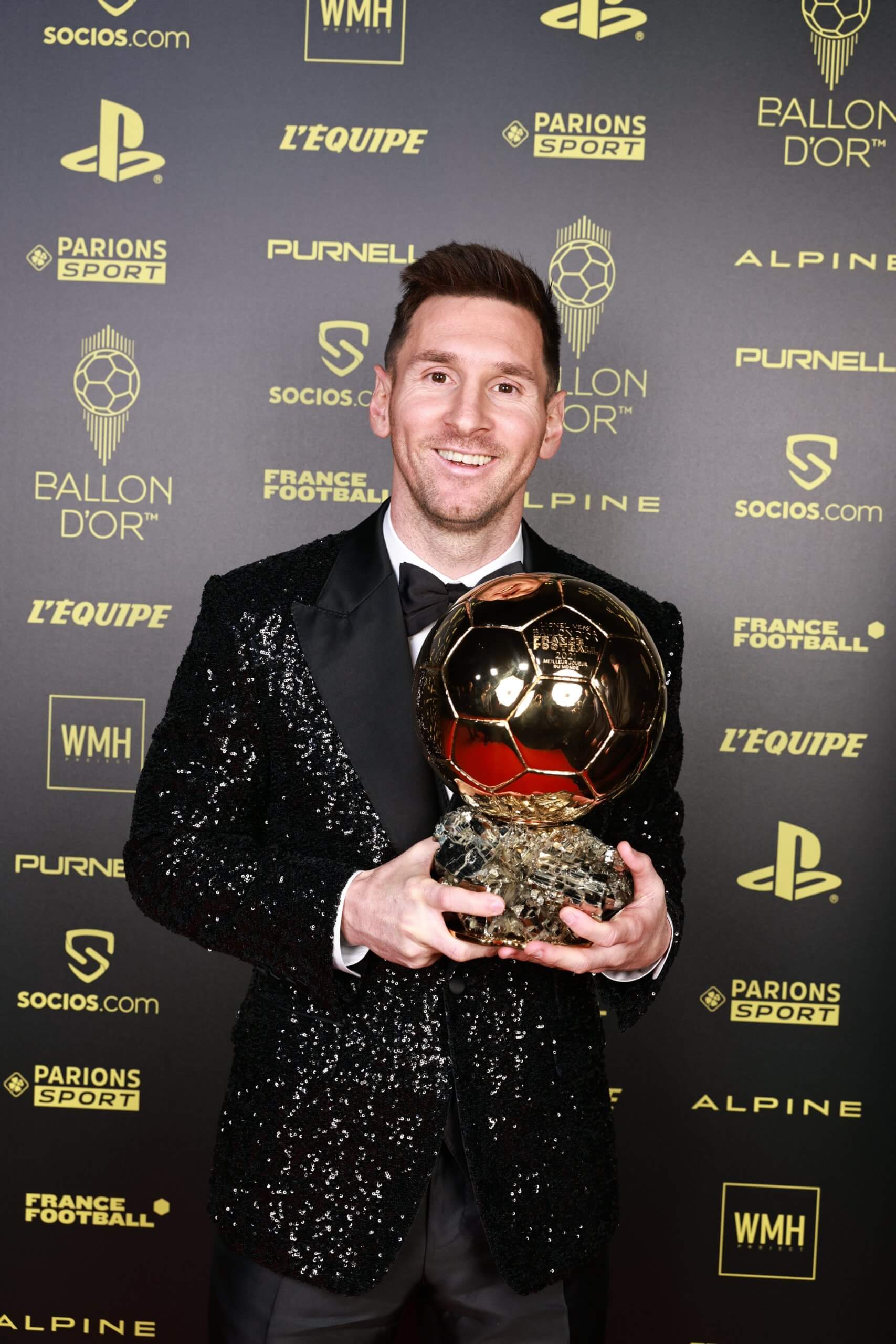 Messi com a sua sétima Bola de Ouro