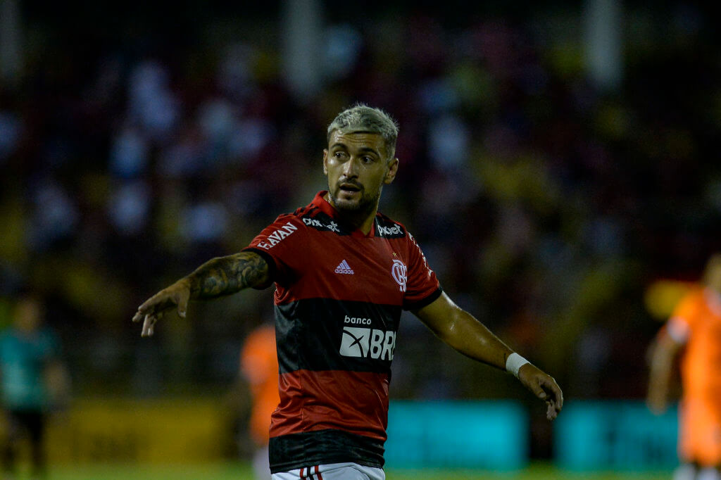 Arrascaeta foi o destaque do Flamengo na goleada