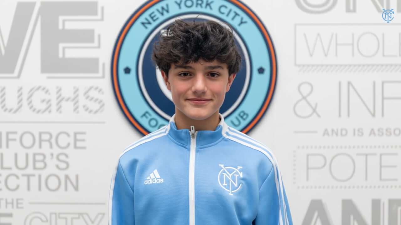 Maximo Carrizo, jovem de 14 anos que defende o New York