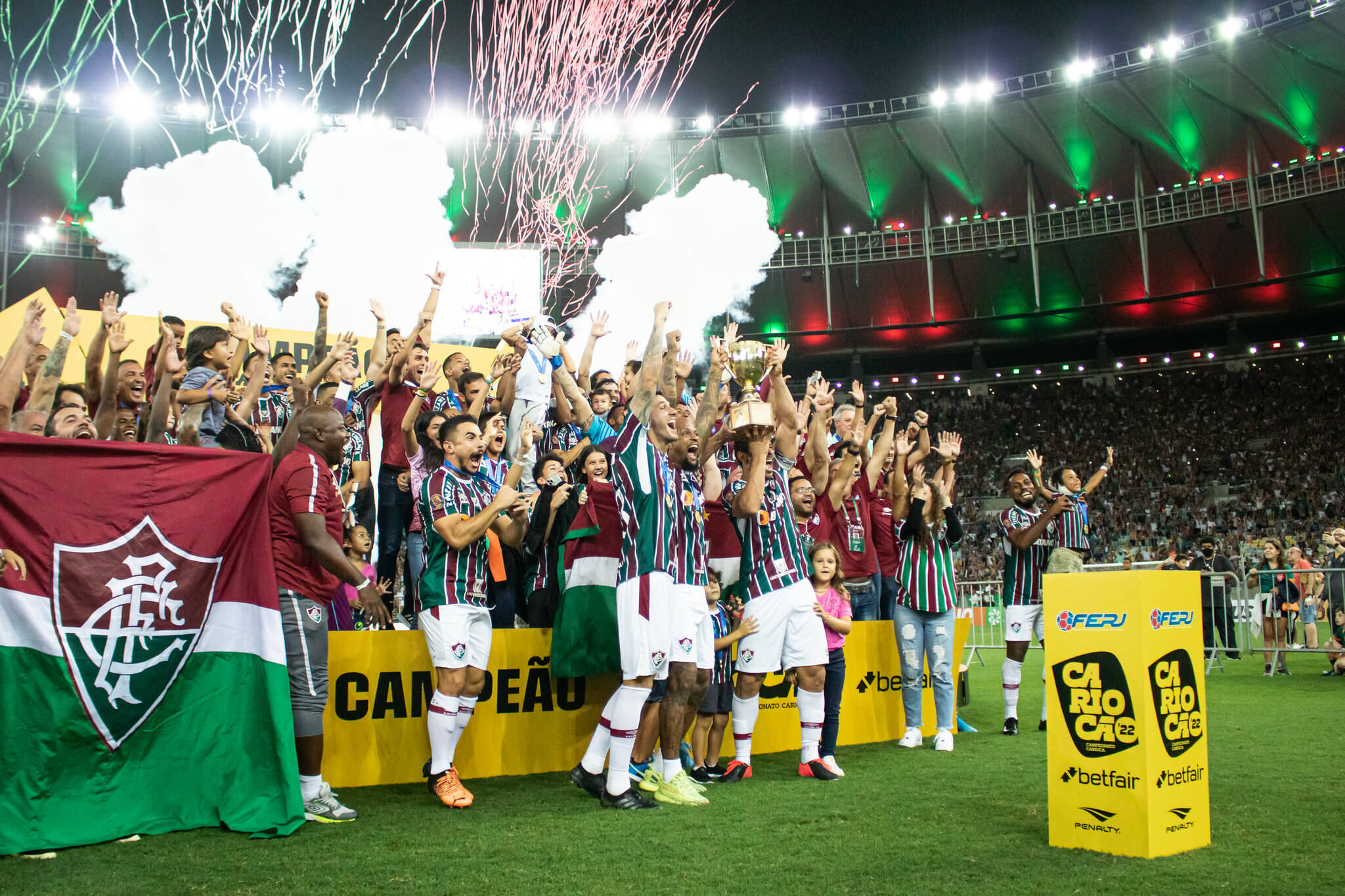 Fluminense comemora o título carioca
