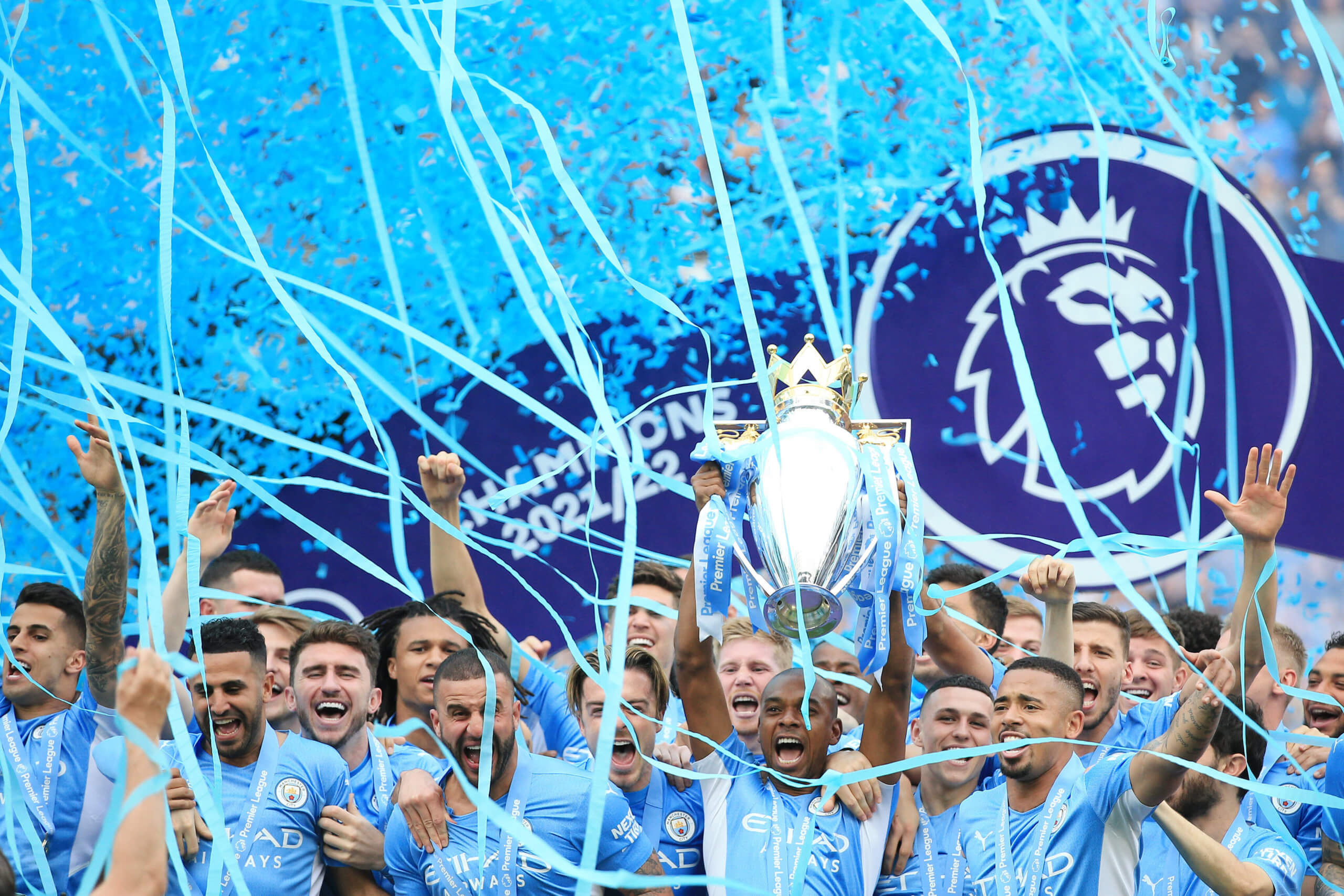 Manchester City comemora mais um título da Premier League