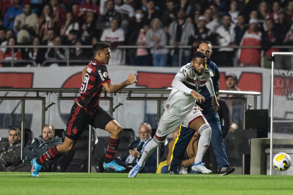 São Paulo e Flamengo se enfrentaram recentemente pelo Brasileirão