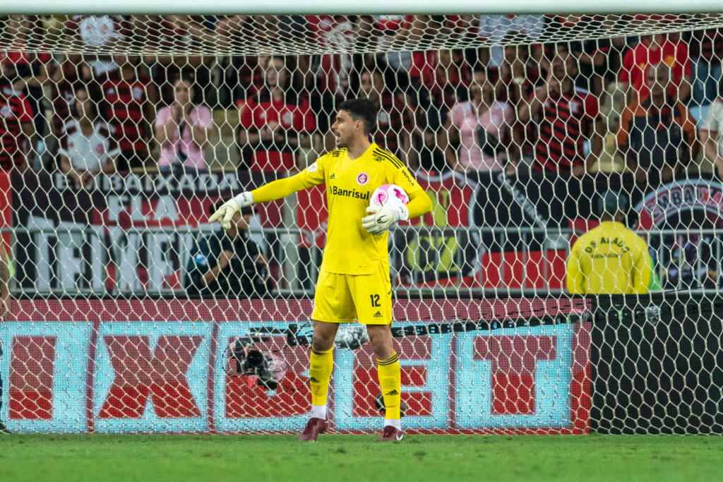 Keiller foi o destaque da partida entre Internacional e Flamengo