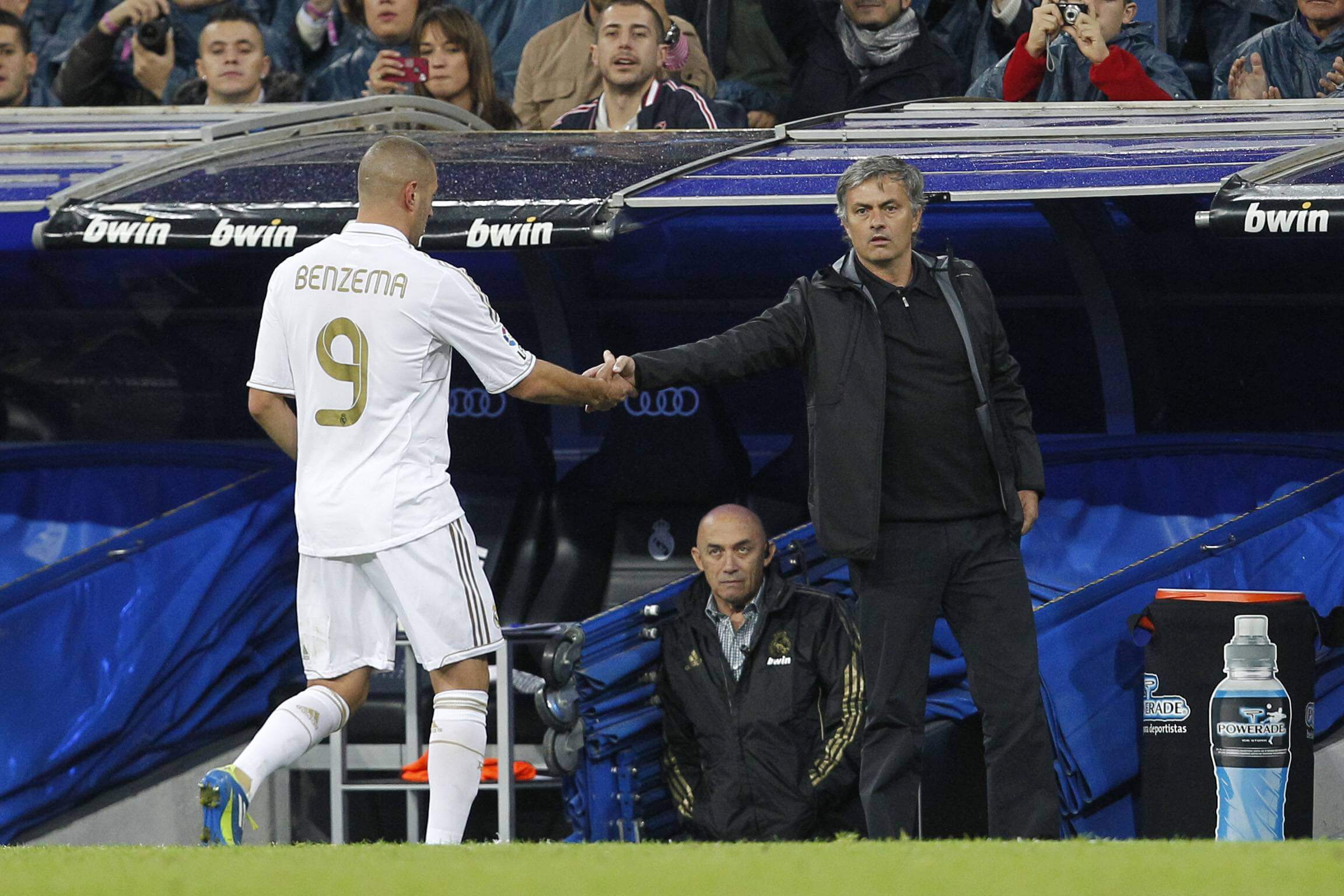 Mourinho e Benzema no Real Madrid