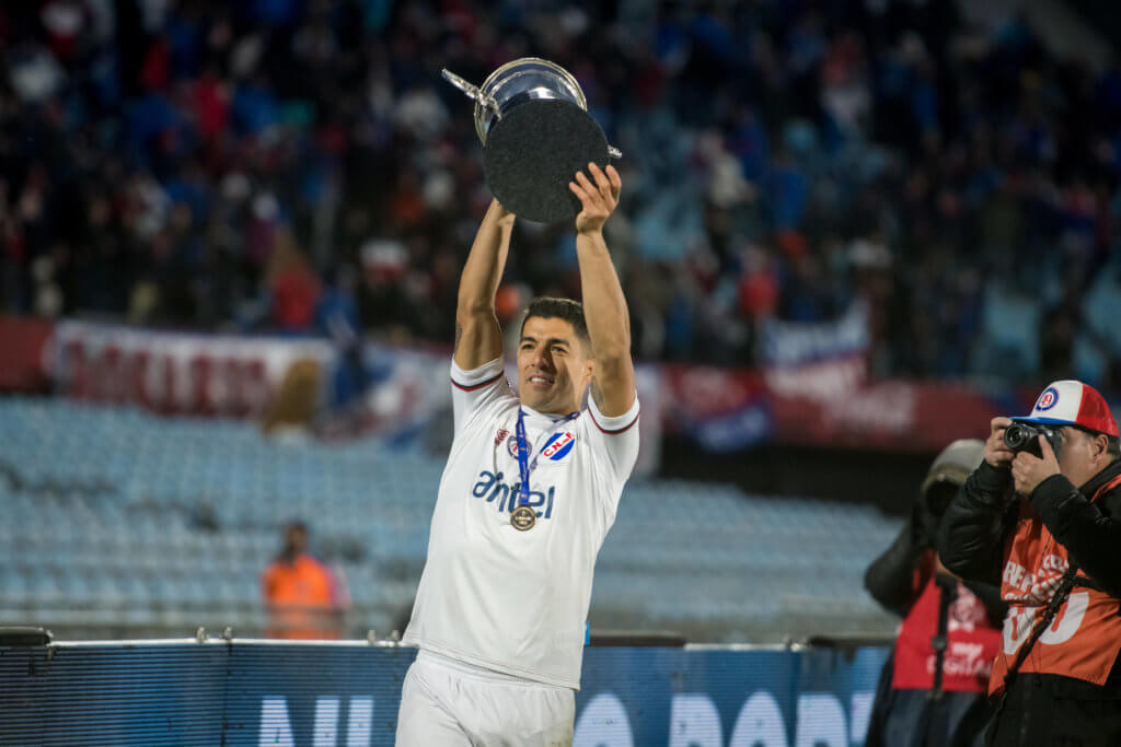 Suárez foi campeão uruguaio com o Nacional no fim de semana