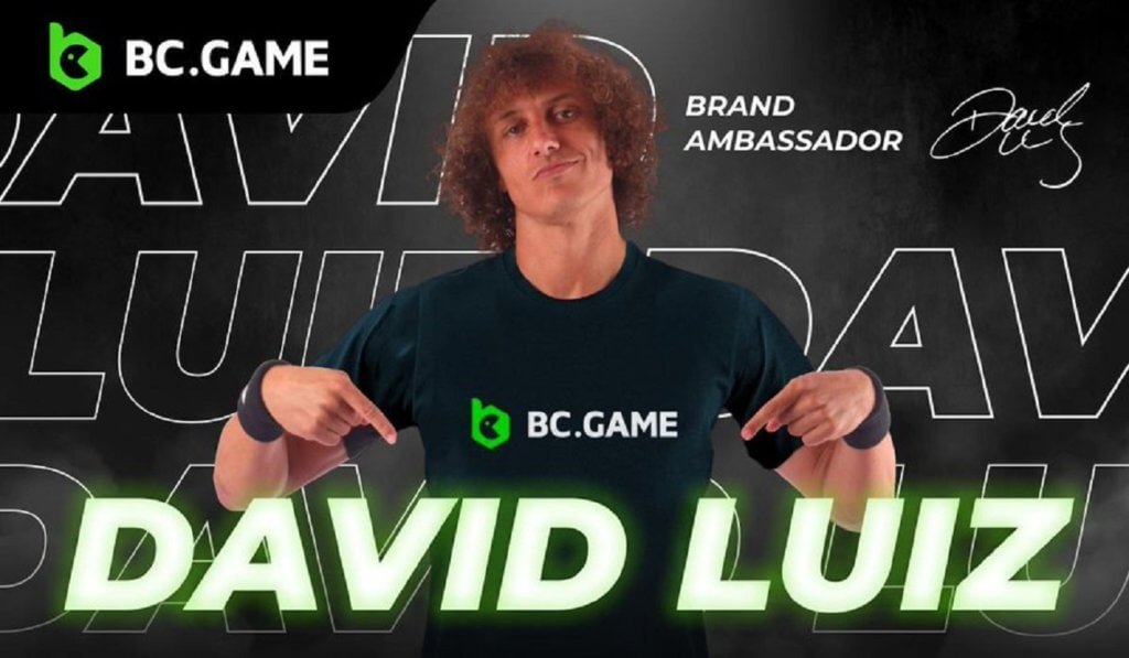 David Luiz e BC.Game anunciam parceria