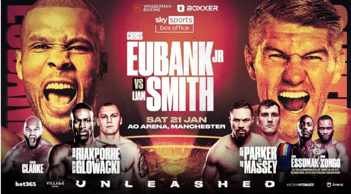 bet365 será a parceira de apostas na luta entre Chris Eubank Jr e Liam Smith