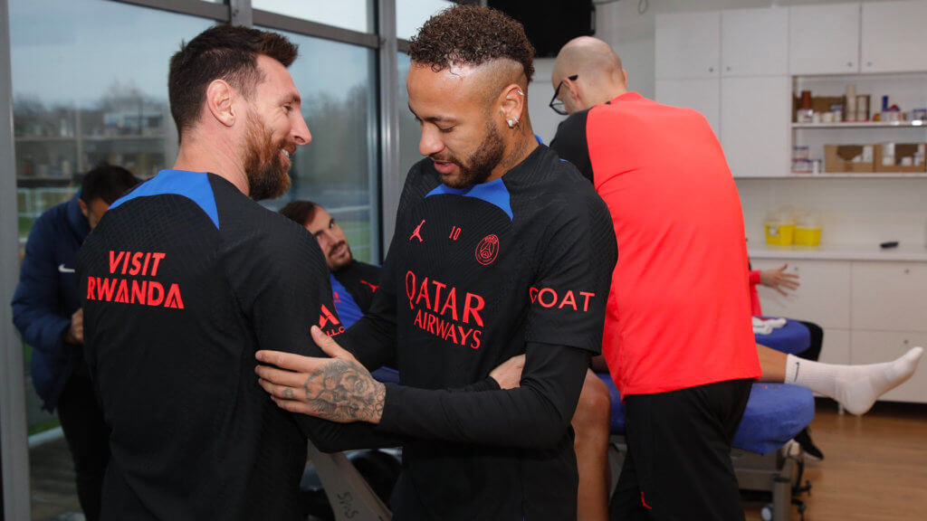 Messi e Neymar se reencontram no PSG