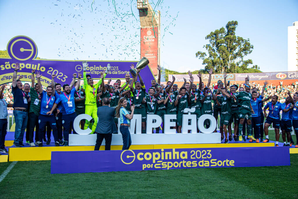 Palmeiras comemora o bicampeonato da Copinha