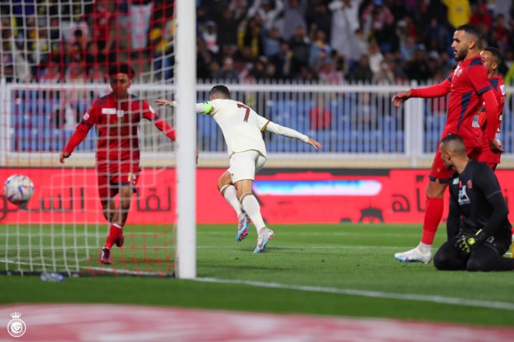 Cristiano Ronaldo comemora mais um gol pelo Al Nassr