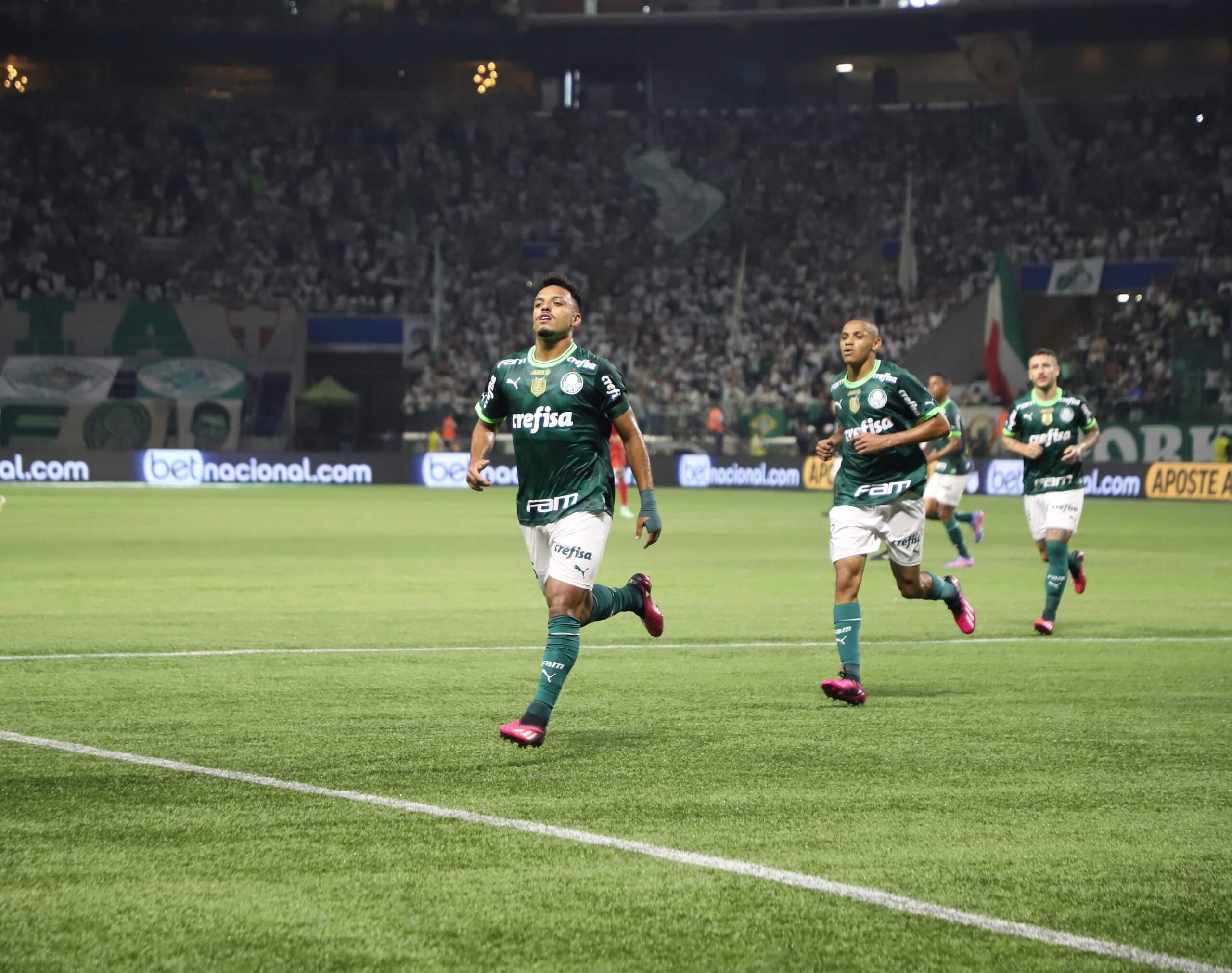 RECORD DATE NOT STATED Brazil Cup: Palmeiras vs Tombense. (SPO) Brazil Cup: Palmeiras vs Tombense. April 12, 2023, Sao Paulo, Brazil: Soccer match between Palmeiras and Tombense, for the first leg of the third phase of the Copa do Brasil, Brazil Cup, at Allianz Park, in Sao Paulo. Palmeiras won 4-3. Goals were scored by G. Menino 37 , J. M, Lopez 41 , G. Gomez 88 (P), R. Navarro 90+7 for Palmeiras while M. Frizzo 10 and Marcelinho 90 scored for Tombense. Credit: Leco Viana/Thenews2 PUBLICATIONxNOTxINxUSA Copyright: xLecoxVianax