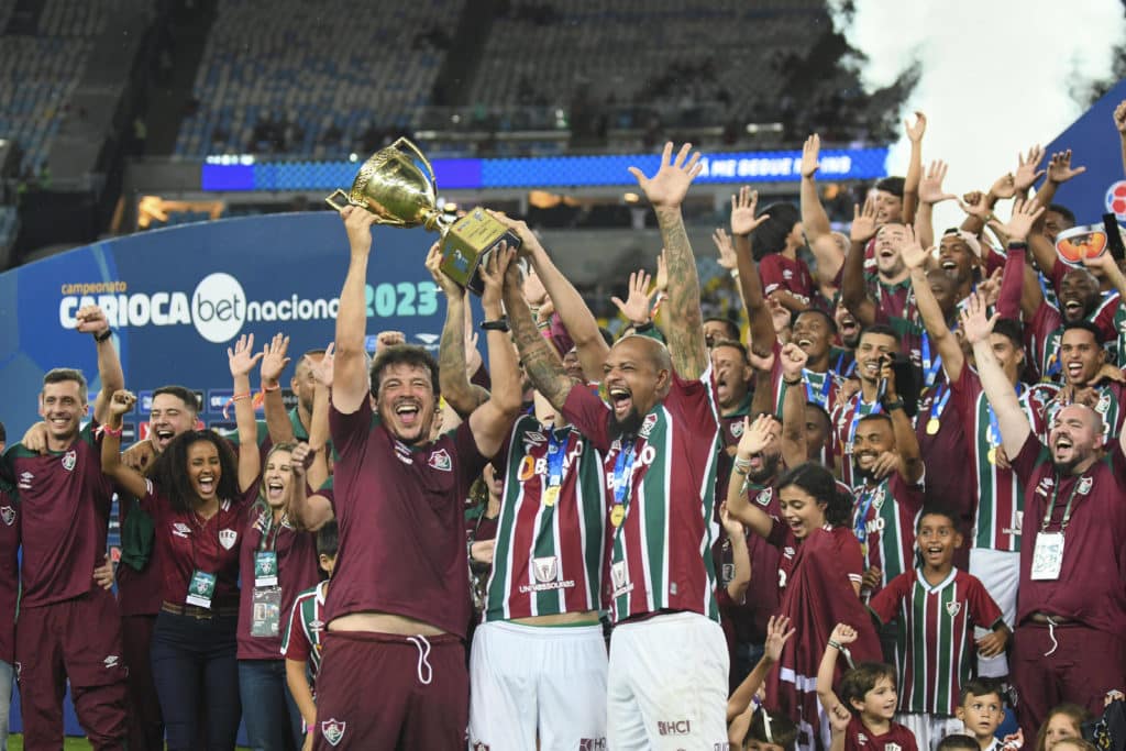 Fluminense comemora o bicampeonato carioca