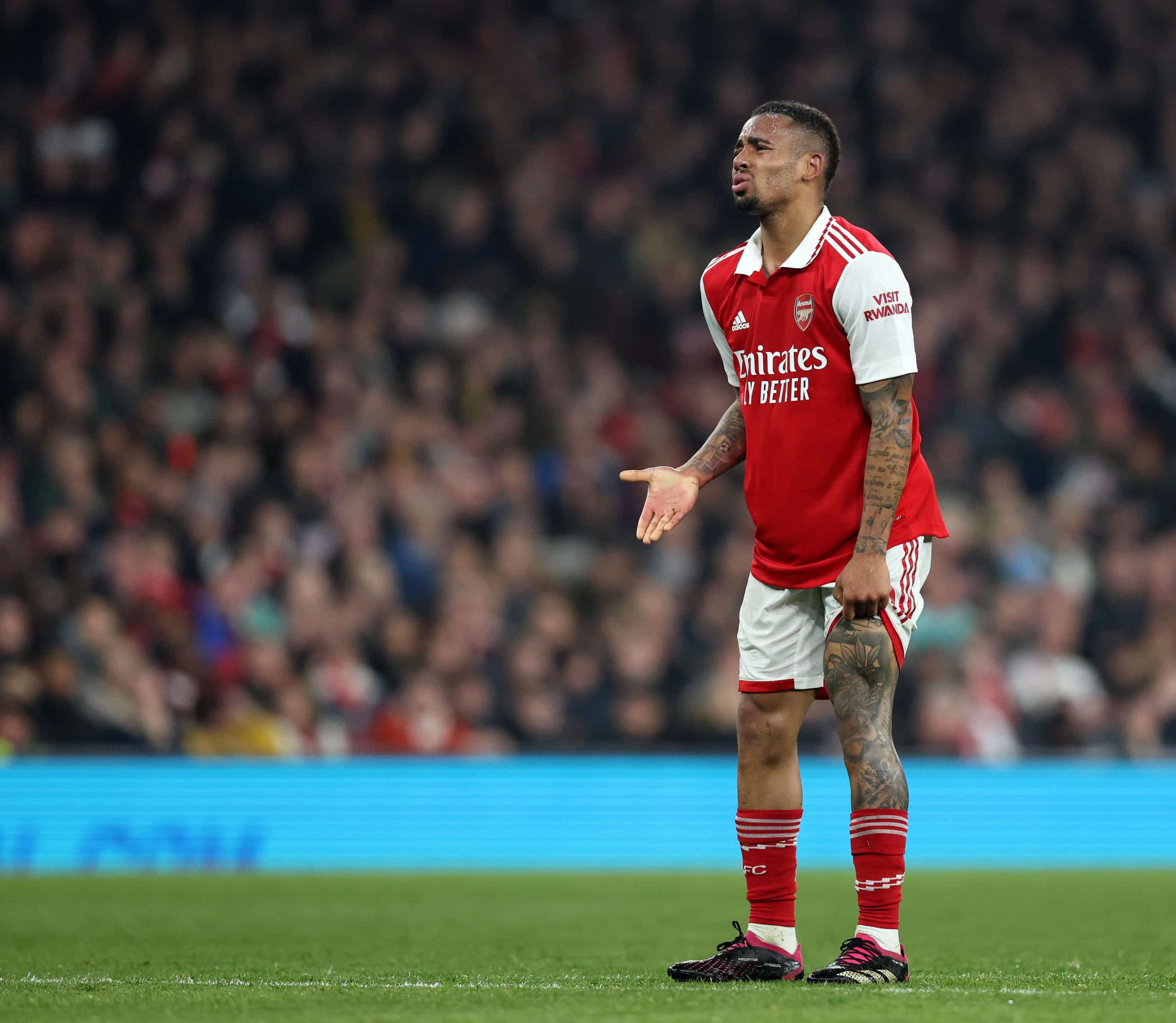 Gabriel Jesus falou sobre o momento ruim do líder Arsenal