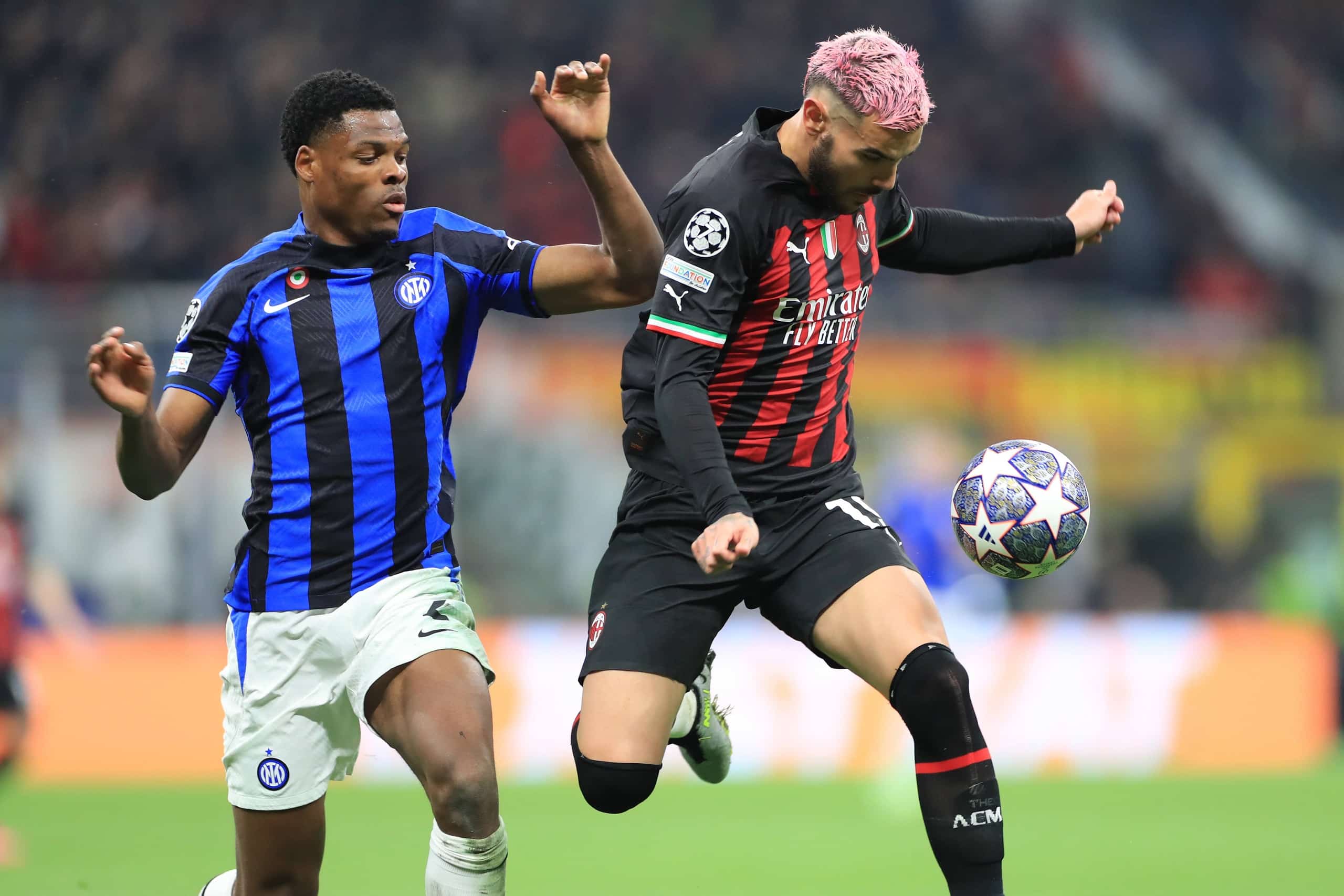 Futebol da Liga dos Campeões, Semifinal, Primeira Mão, AC Milan x Inter de Milão