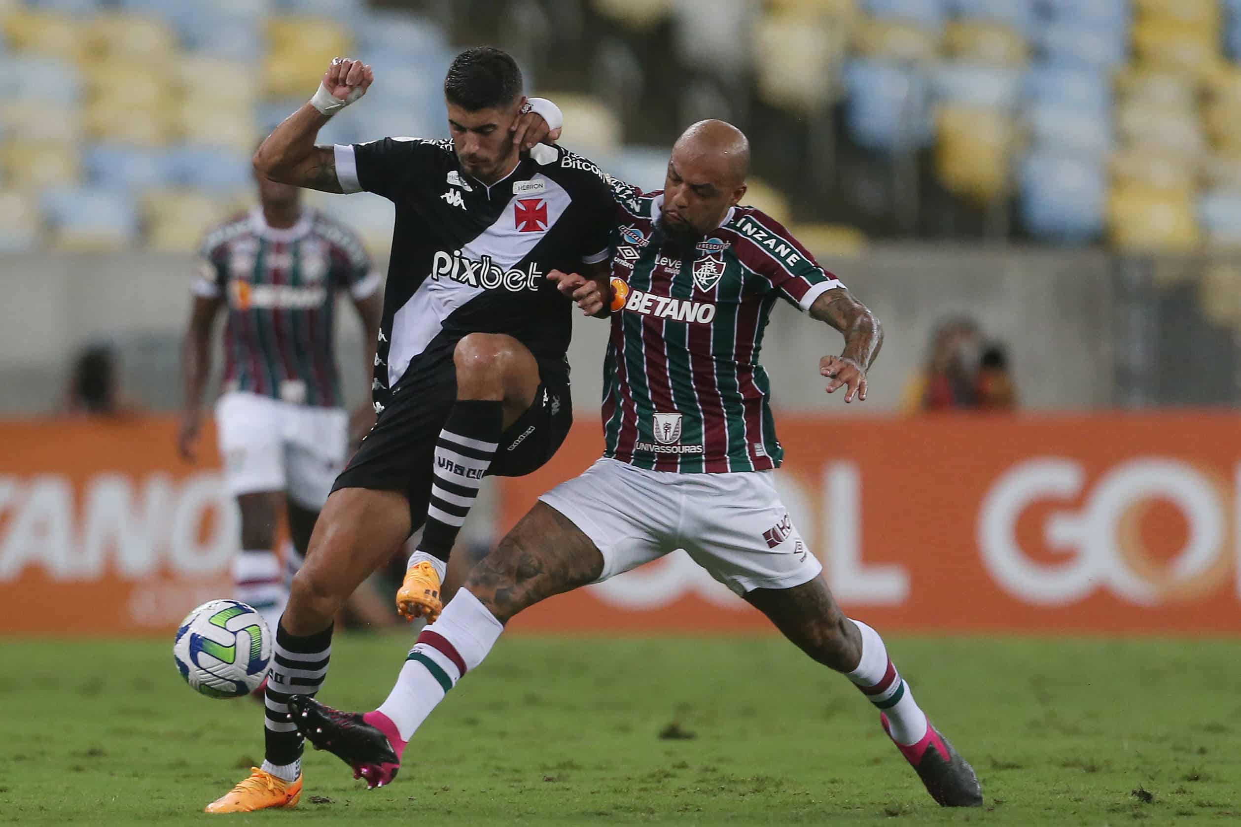 Fluminense, de Felipe Melo, ficou no 1 a 1 com o Vasco, de Pedro Raul
