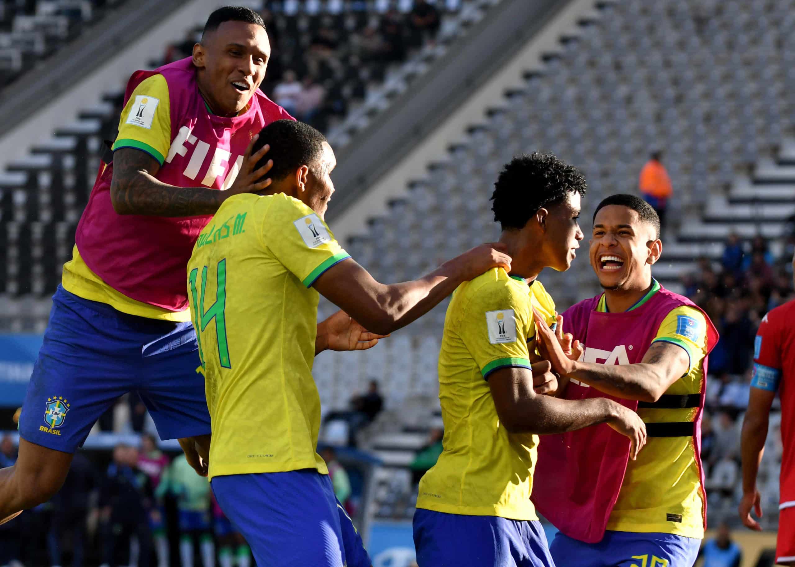 Seleção Brasileira goleia a Tunísia e vai às quartas de final do Mundial Sub-20