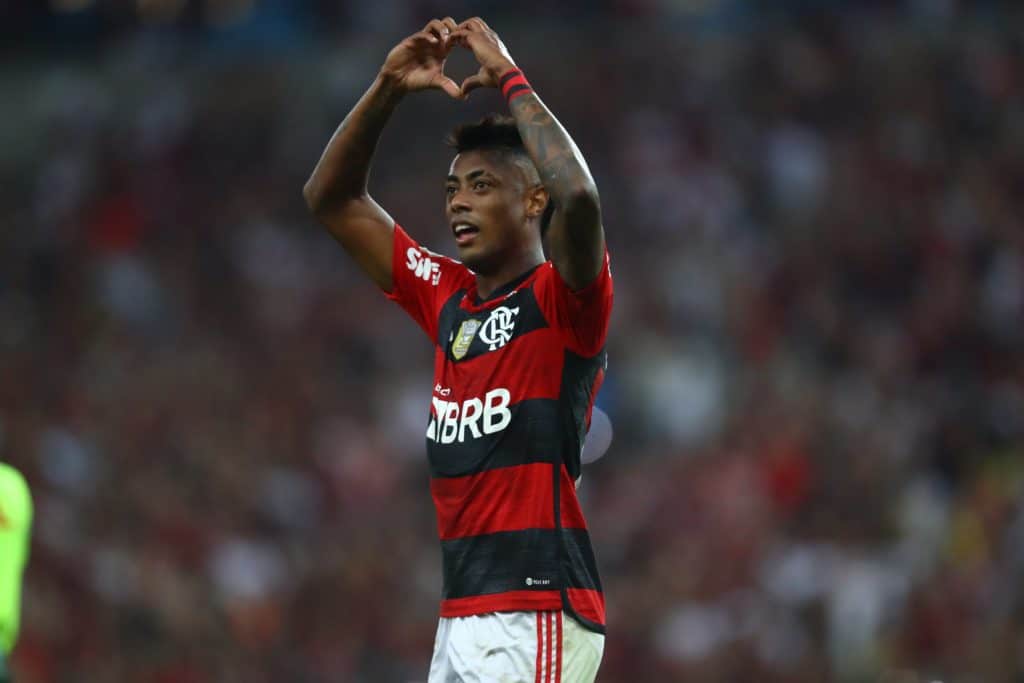 Bruno Henrique marcou o terceiro gol do Flamengo