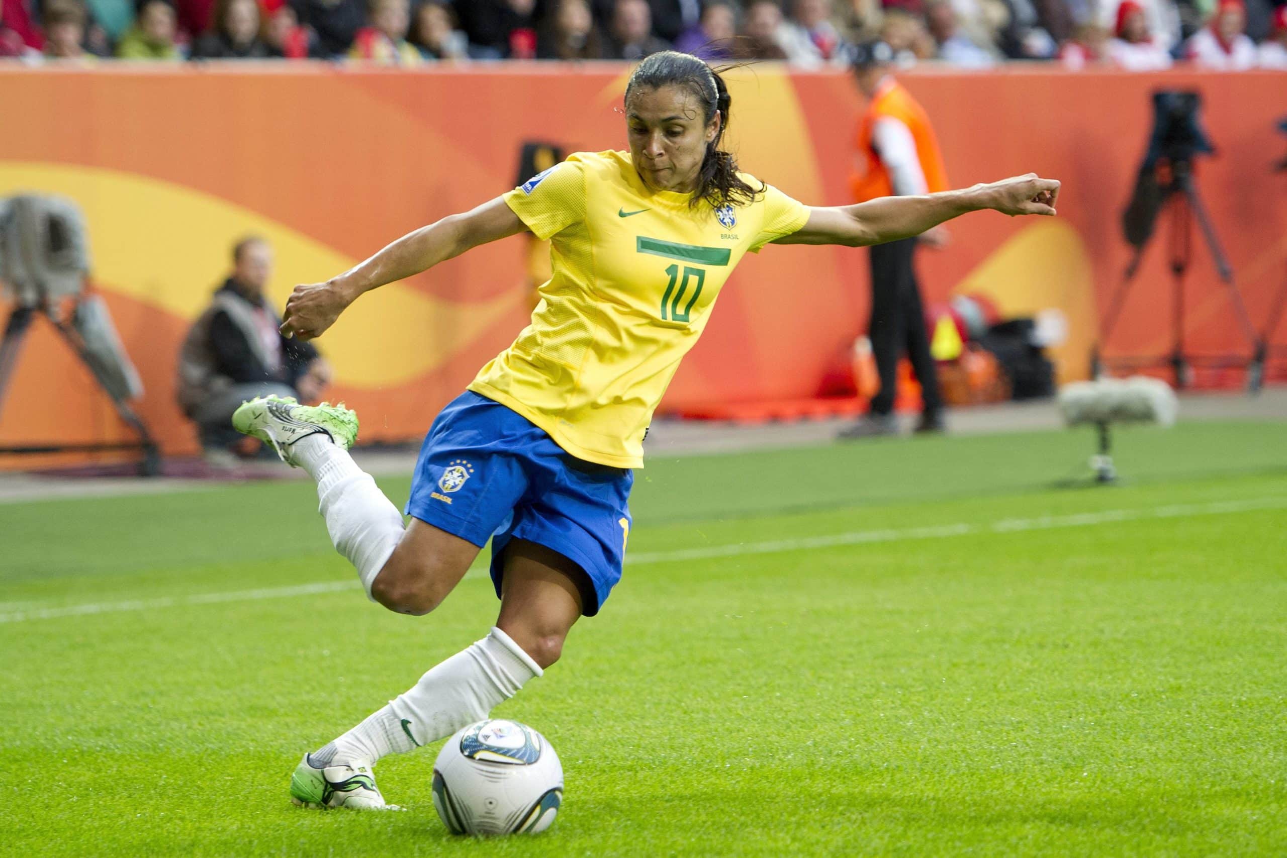 Jogadora da seleção brasileiro Marta