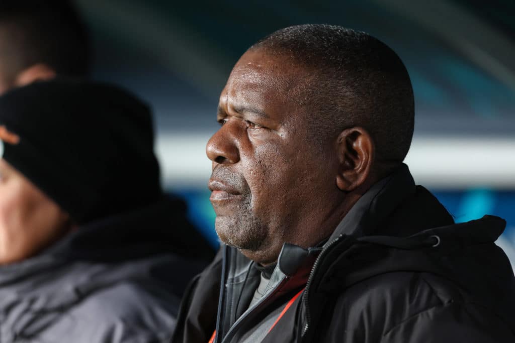 26th July 2023: Eden Park, Auckland, New Zealand: Zambia s head coach Bruce Mwape. Spain v Zambia, Group Stage - Group C
