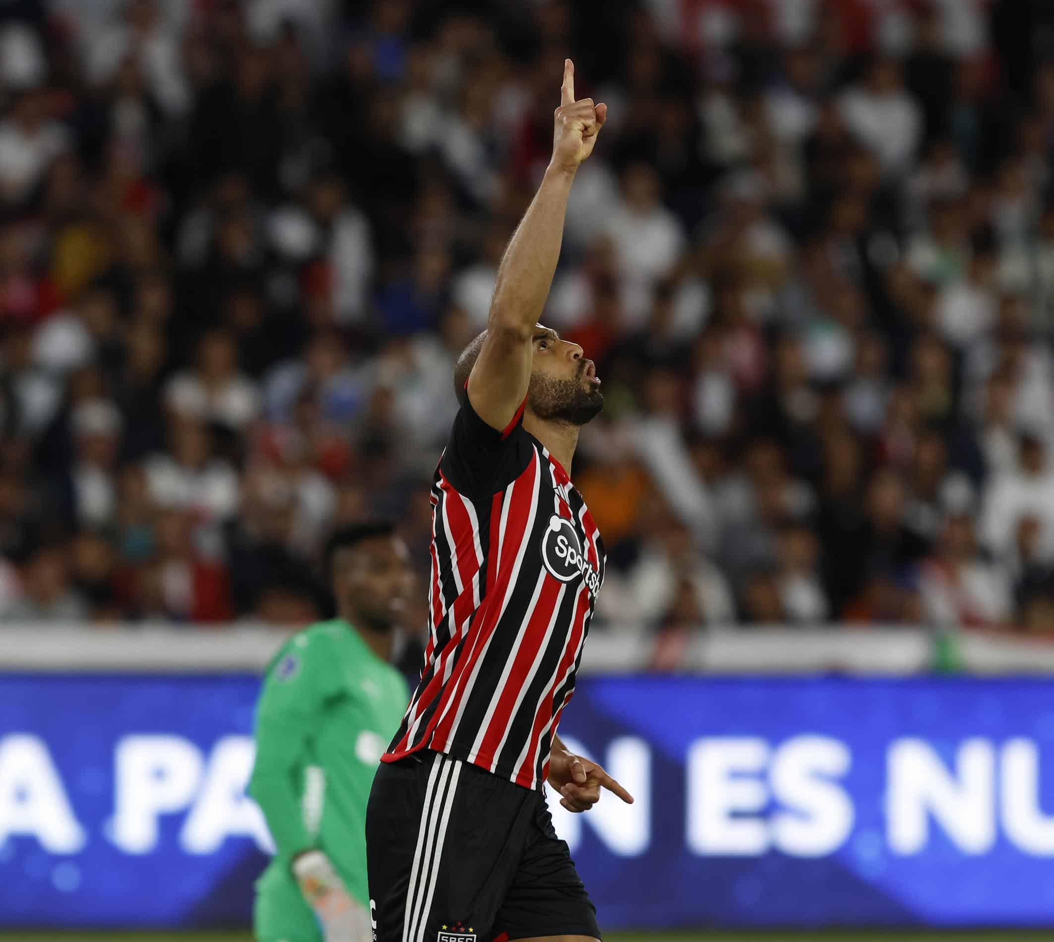 Lucas Moura marcou o gol do Tricolor