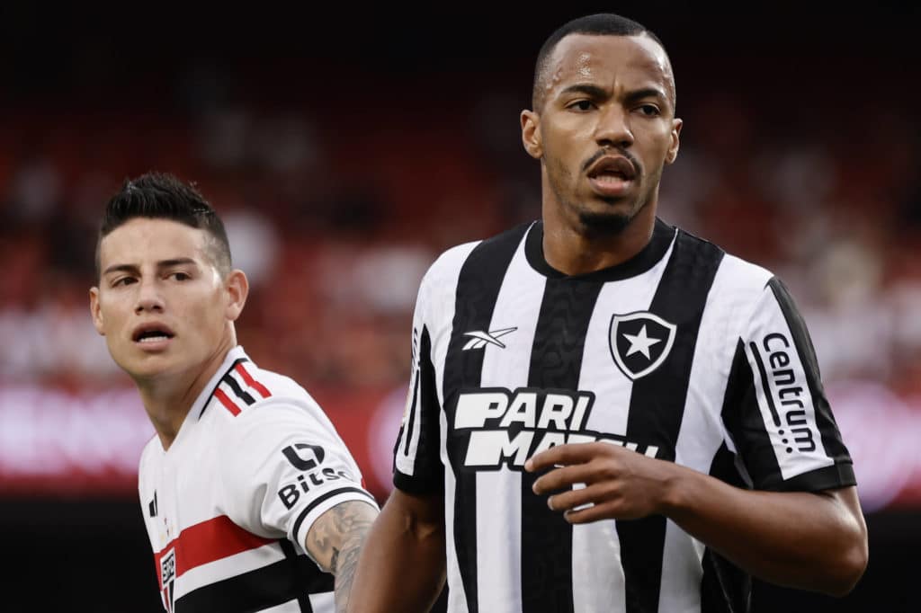 São Paulo, de James, ficou no 0 a 0, com o Botafogo, de Marlon Freitas