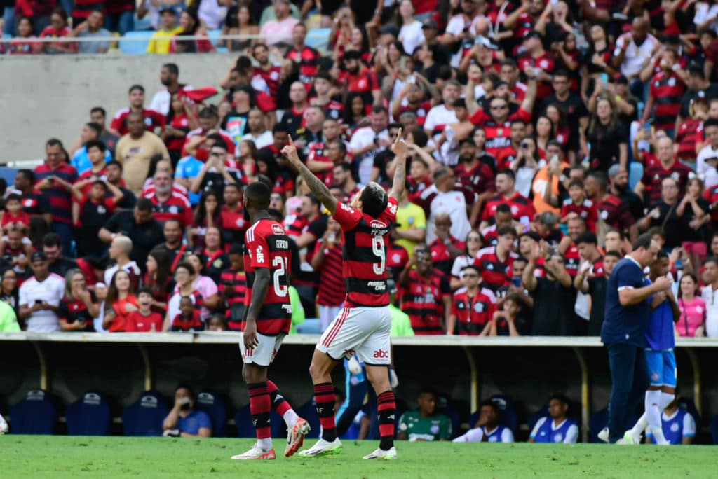 Pedro marcou o único gol do Flamengo na vitória