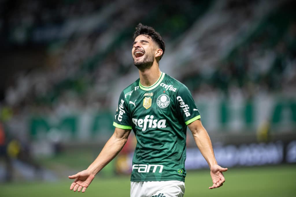 Flaco López marcou dois gols na vitória do Palmeiras
