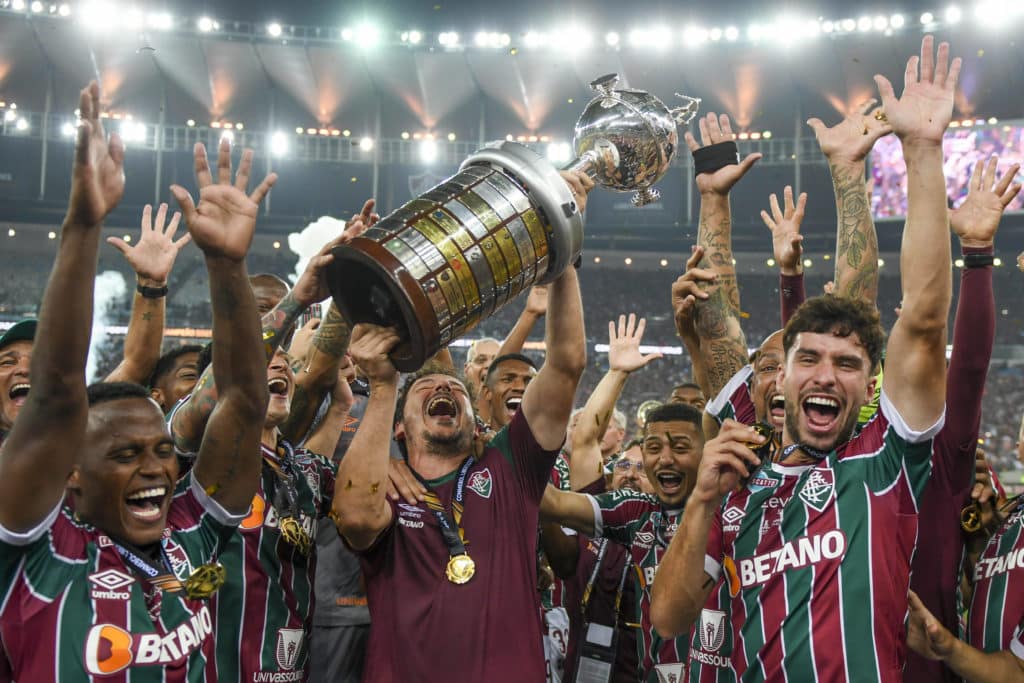 Fluminense comemora o título da Libertadores