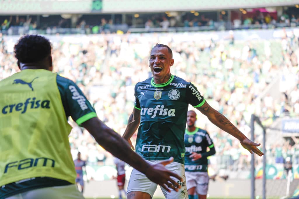 Breno Lopes marcou o gol da vitória do Palmeiras