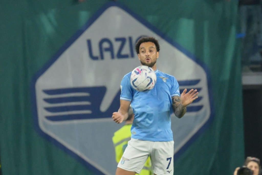 Felipe Anderson em ação pela Lazio