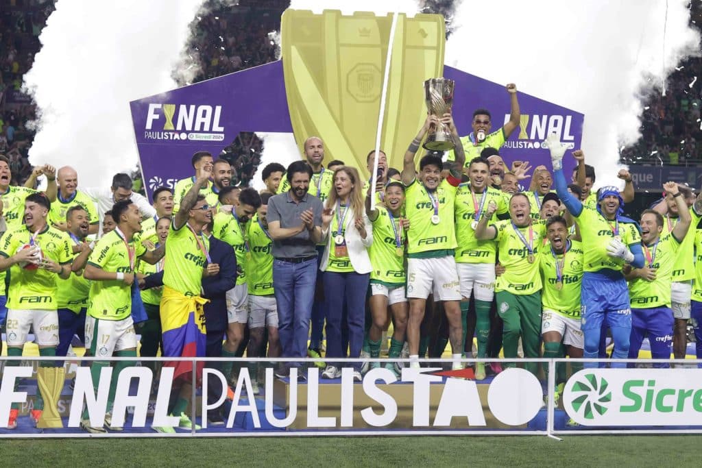 Palmeiras levou o tricampeonato paulista
