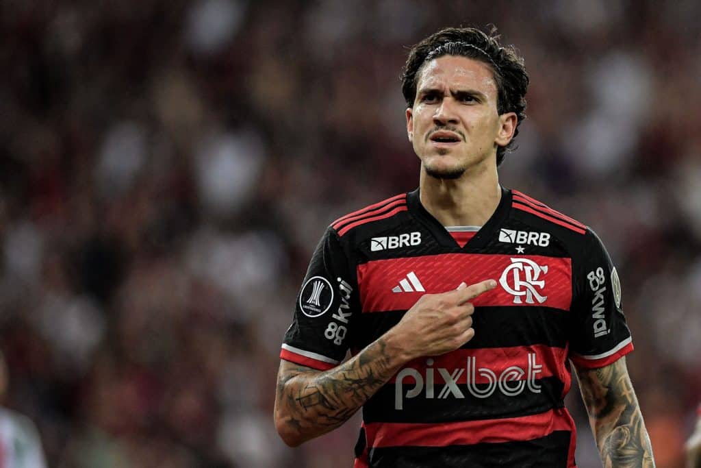 Pedro deixou o dele na vitória do Flamengo sobre o Palestino