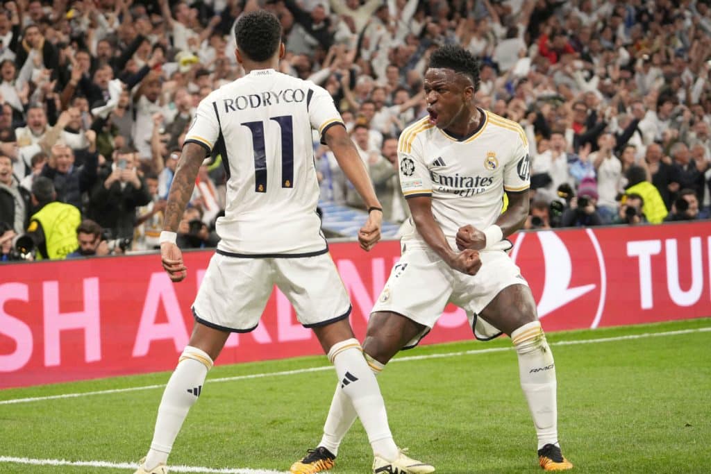 Rodrygo e Vini se completam no Real Madrid