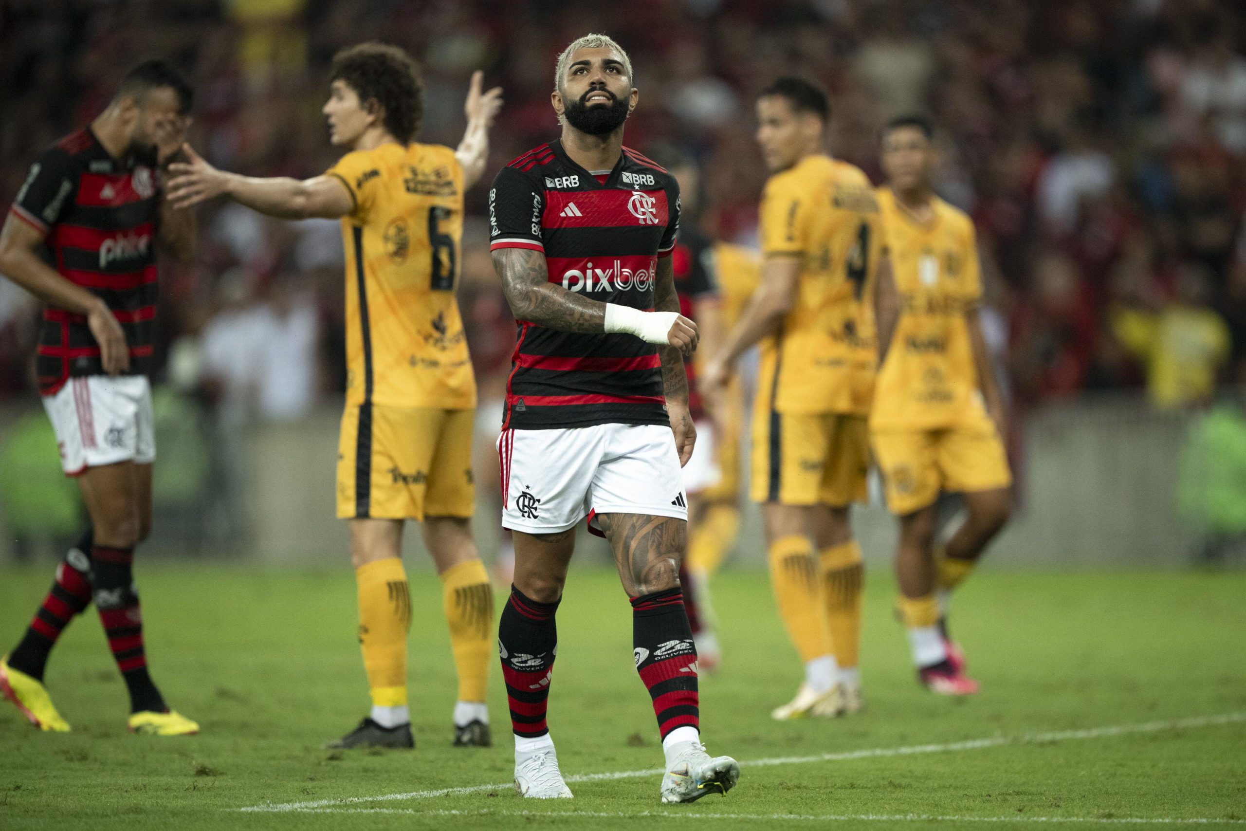 Gabigol passou em branco na sua volta ao Flamengo
