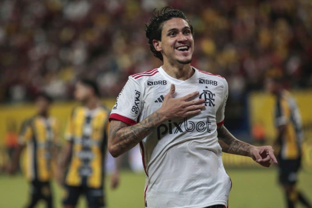 Pedro marcou o único gol do Flamengo na vitória sobre o Amazonas