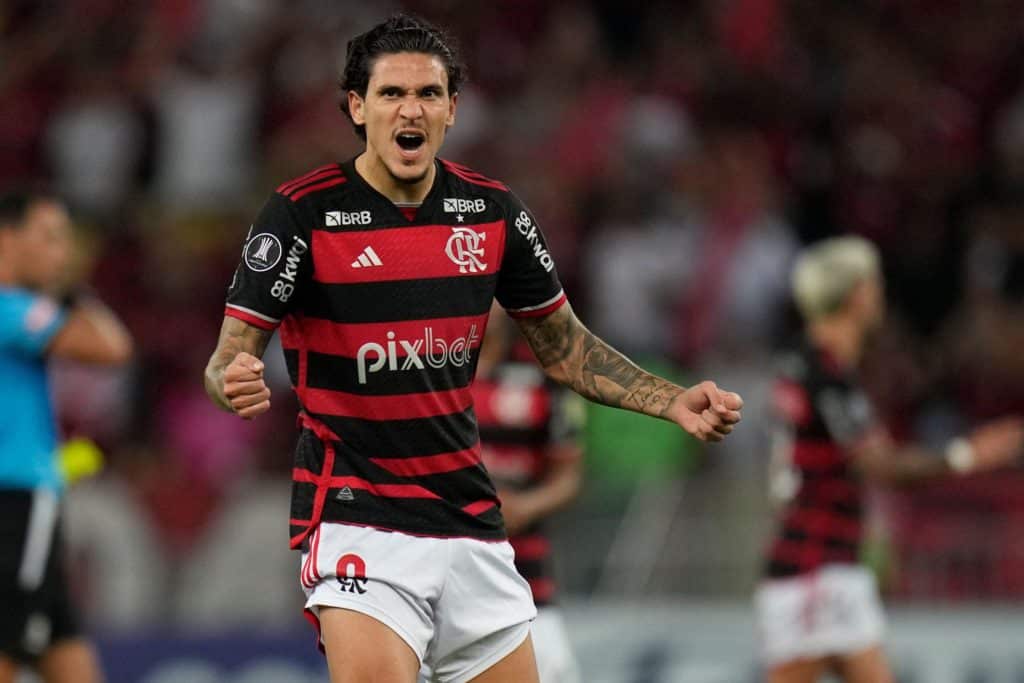 Pedro marcou duas vezes na vitória do Flamengo