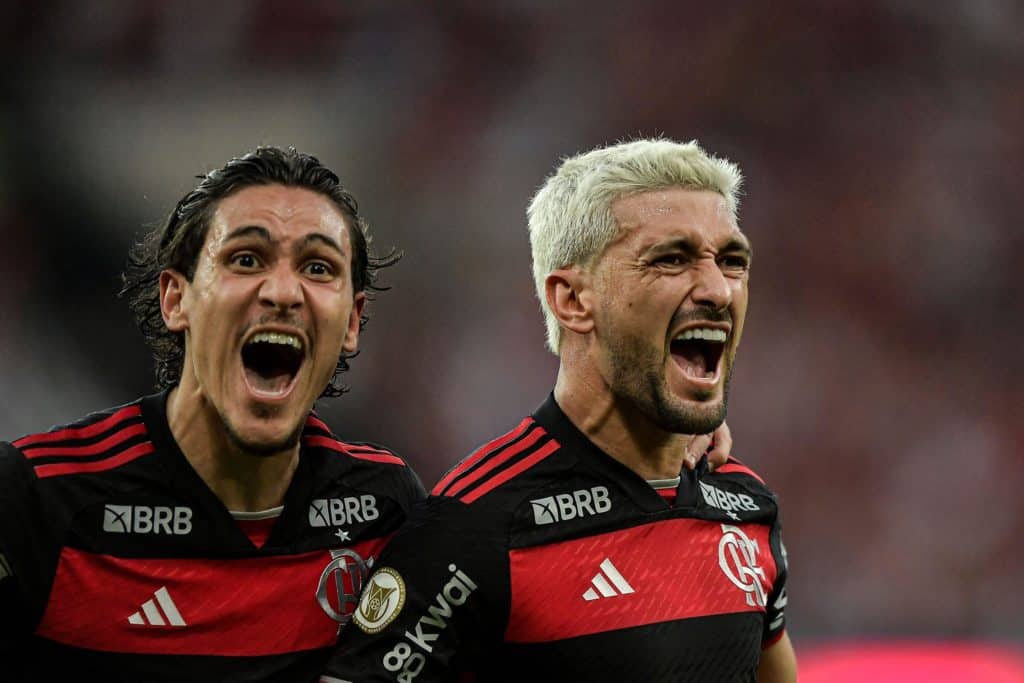 Pedro e Arrascaeta marcaram os gols do Flamengo