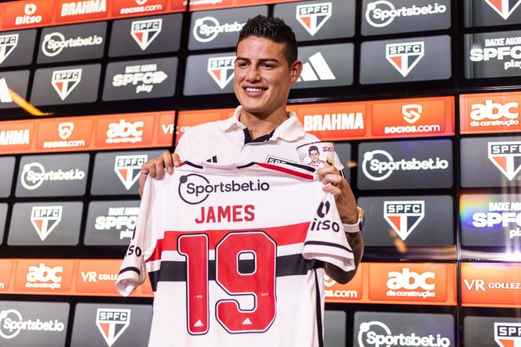 Vai chegando ao fim a história de James com a camisa do São Paulo