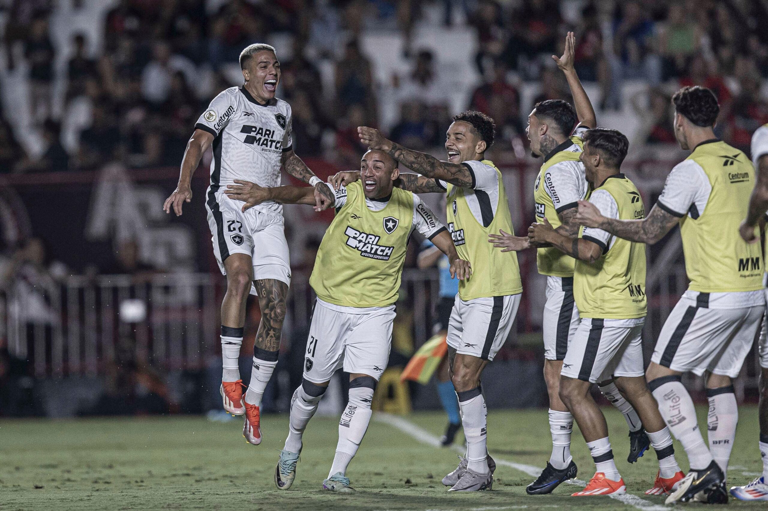 Botafogo venceu o Atlético-GO e reassumiu a liderança