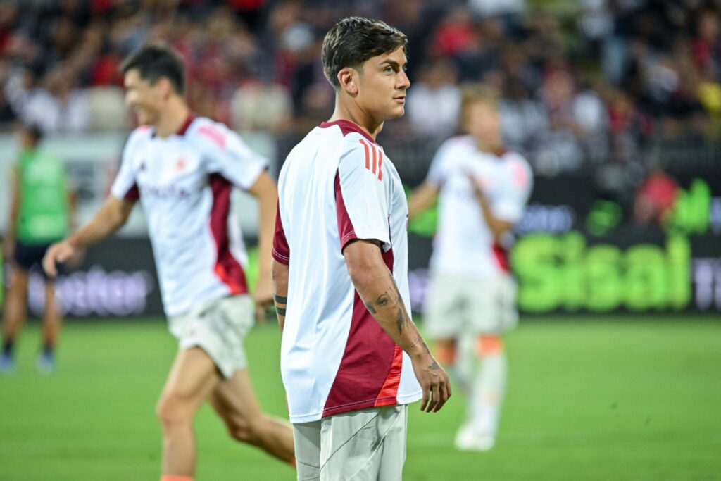 Dybala em ação pela Roma