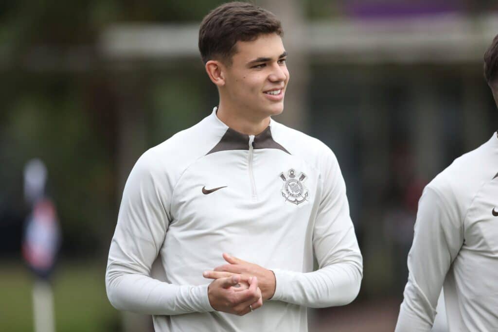 Gabriel Moscardo quando ainda estava no Corinthians