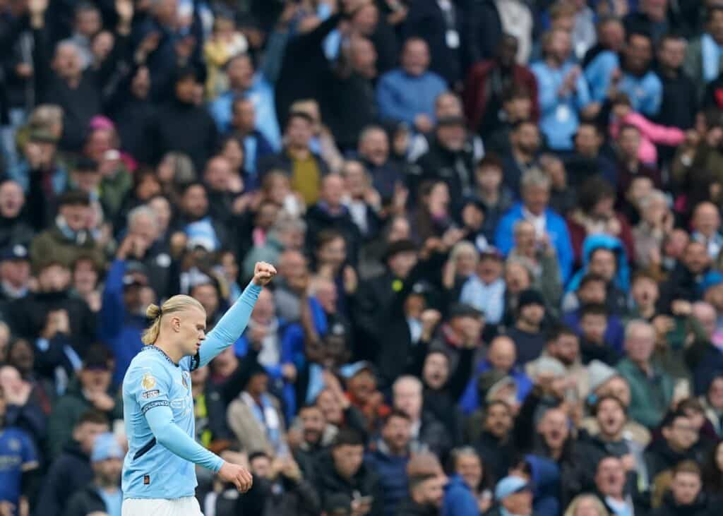 Haaland marcou o centésimo gol pelo City