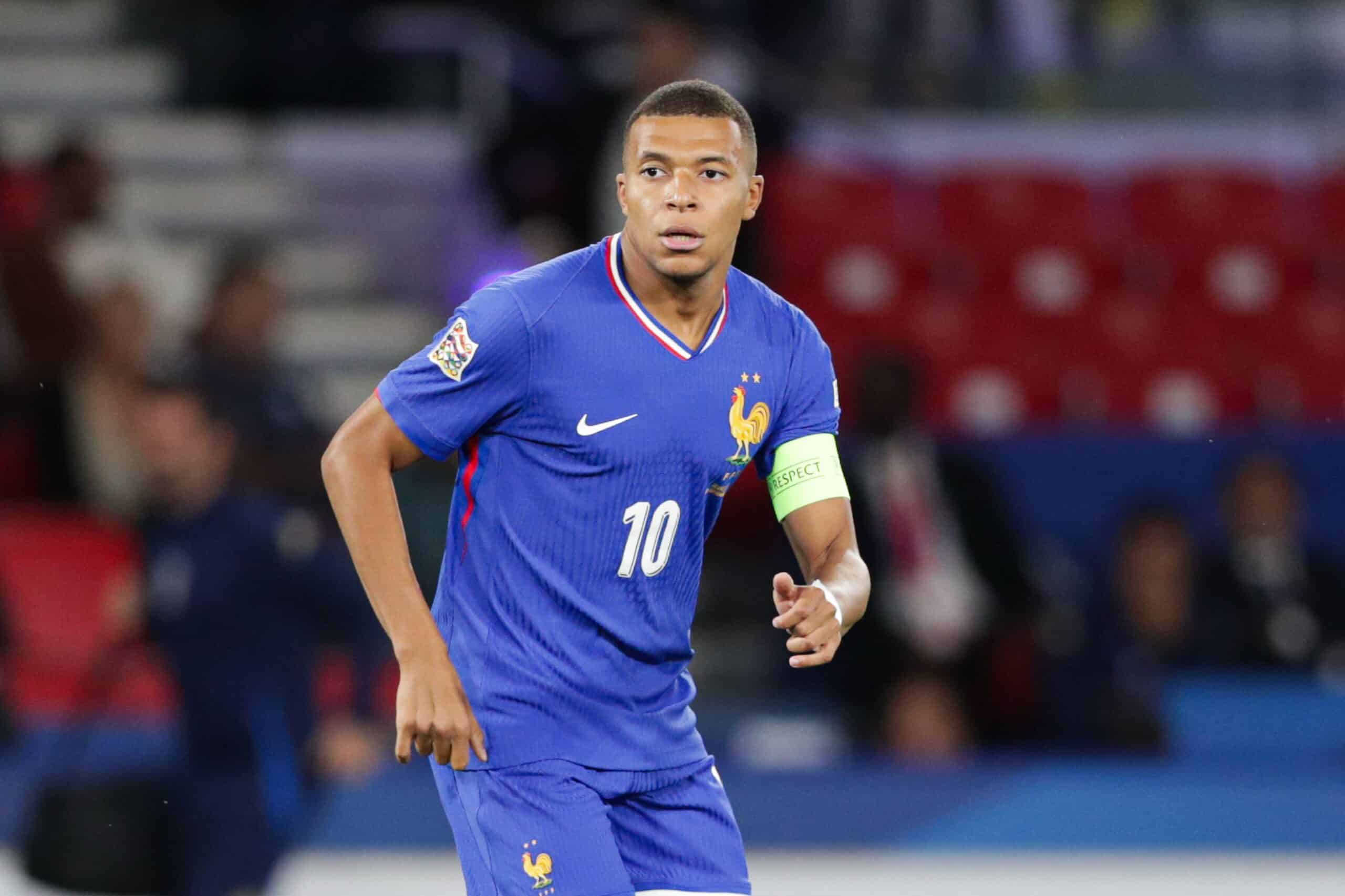 Mbappé em ação pela seleção francesa