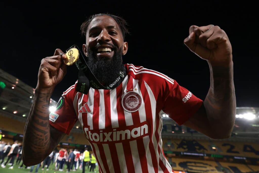 Rodinei é um dos destaques do Olympiacos