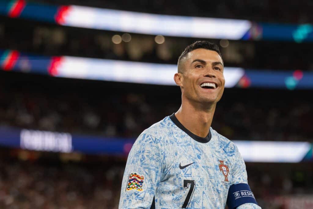 Cristiano Ronaldo está rindo à toa