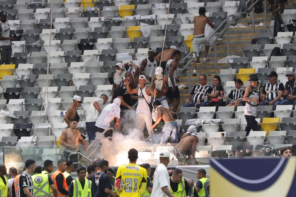 Arena MRV foi interditada após confusão na final da Copa do Brasil