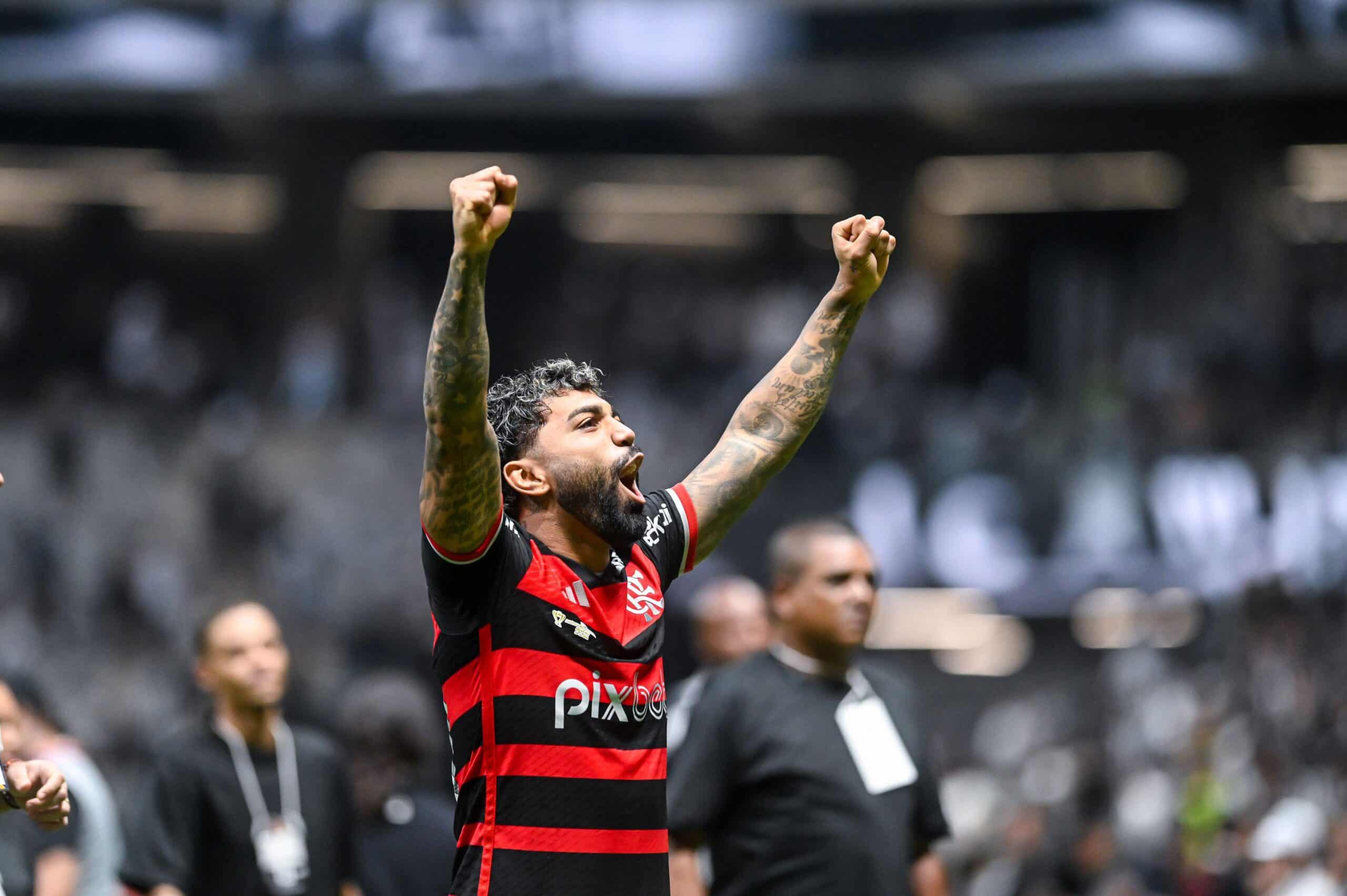 Gabigol tem 13 títulos com a camisa do Flamengo. O último deles, a Copa do Brasil 2024