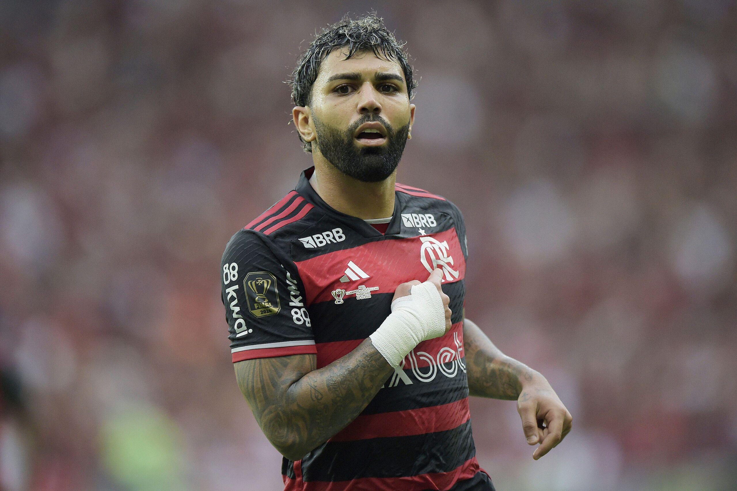 Gabigol marcou dois gols e foi o grande nome do jogo