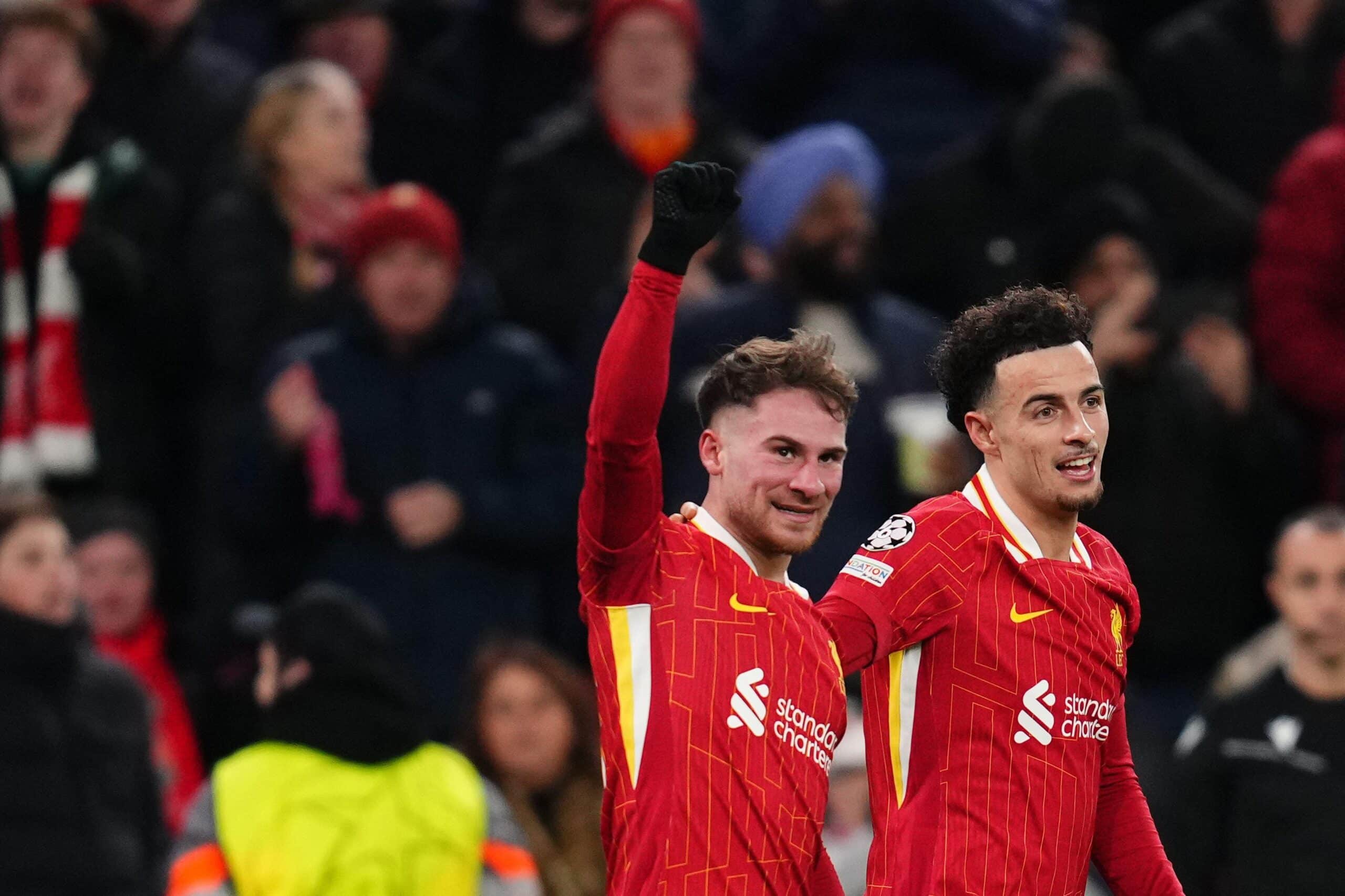 Mac Allister marcou o primeiro gol do Liverpool na vitória sobre o Real